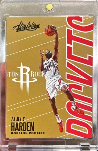2018-19 Absolute Memorabilia James Harden GOLD Card /10 SSP Rockets