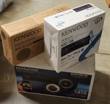 NEW KENWOOD CAR STEREO PKG MODEL #MP18 FACTORY SEALED (SMART PHONE NOT INCLUDED)