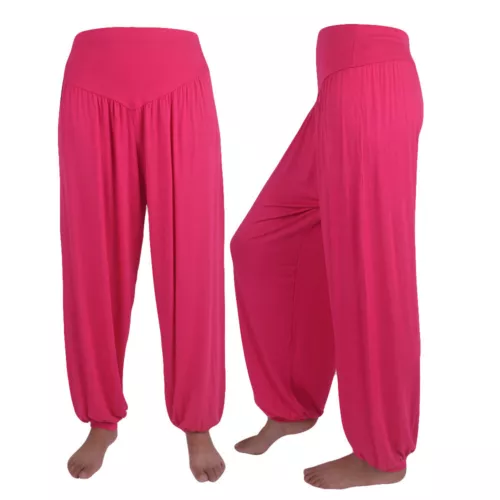 Women Elastic Loose Modal Cotton Soft Yoga Sports Dance Harem Pants Trousers - Picture 44 of 57