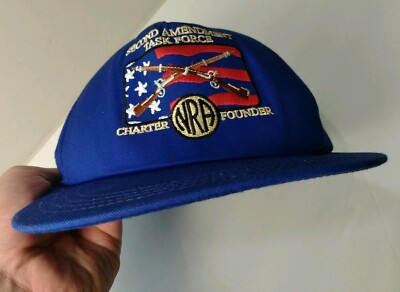 Second Amendment Task Force Charter NRA Founder Hat Blue MADE IN USA
