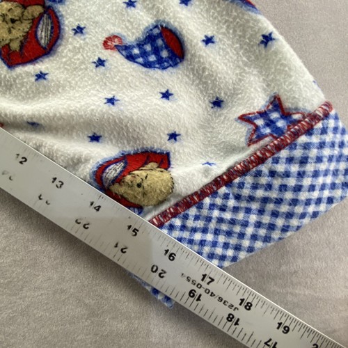 Vintage True Colors Nachtwäsche Flanell Schlafshirt Nachthemd Teddybär Größe M - Bild 14 von 17