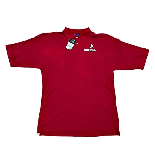NEU University of Arkansas Razorbacks Golf Poloshirt Größe 2X alte Marke Varsity