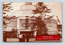 Postcard NY NYC New York Worlds Fair Maison Coty Cosmetics Charm Center I31