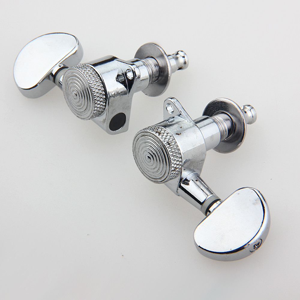 Round Head Locking Tuning Peg Electric Guitar Machine Heads Tuners