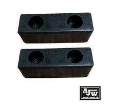 2 X Rubber Buffer 6" x 2" 150mm Truck Trailer Horsebox Tailboard HGV Bumper Boat