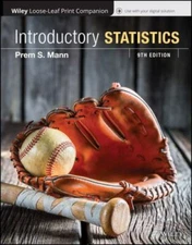 Introductory Statistics 9th Ninth Edition by Mann, Prem S. loose-leaf VERY GOOD
