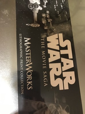 star wars masterworks lithographic print collection