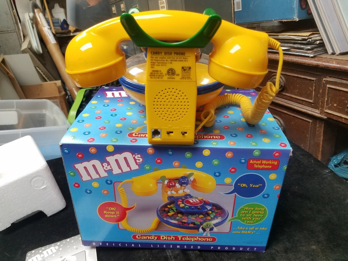 00' M&M's Candy Dish Telephone 電話機 箱付美品 00' M&M's Candy Dish Telephone 電話機 箱付美品 M&m's Candy