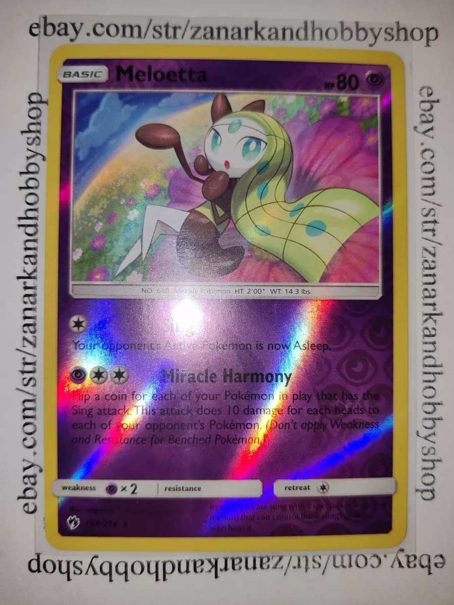 Pokemon TCG: Meloetta Reverse Holo : r/TCG