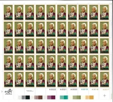 US SCOTT 1804 SHEET OF 50 BENJAMIN BANNEKER STAMPS 15 CENT FACE MNH