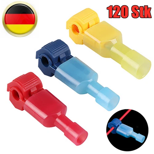 Schnellverbinder Sortiment Stromdieb KFZ Kabel T-Tap Abzweigverbinder Klemmen DE - Bild 2 von 13