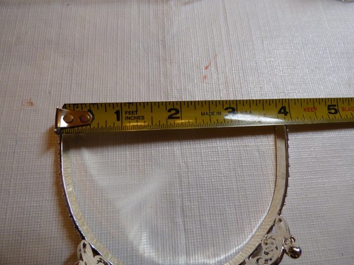 Vintage Super New Taiwan Stock DOLL TIARA 5" Fits larger Dolls /AG Rhinestones - Picture 7 of 11