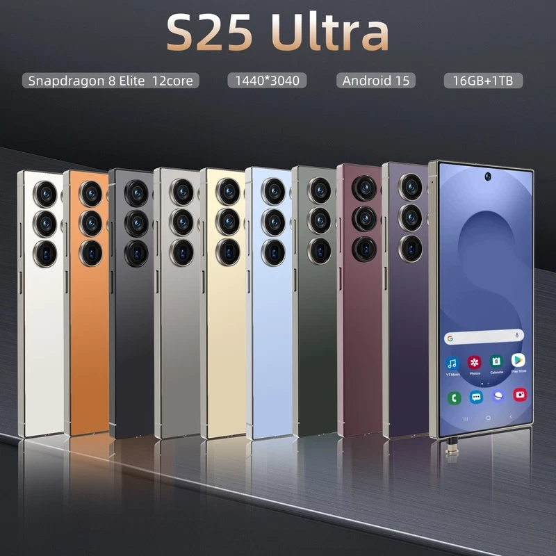 NEW 5G Unlocked S25 Ultra Smartphone 6.9" 8000mAh Android 15 Dual SIM LTE Bands - Image 2 of 4