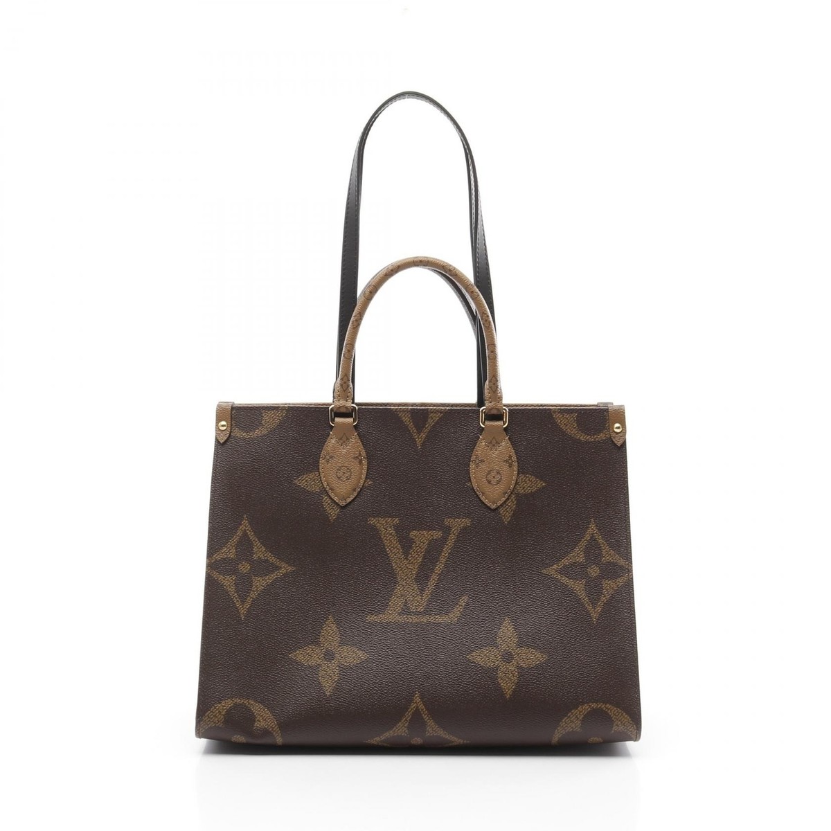関税込 LV Onthego GM M45321 デニムハンドバッグ LOUIS VUITTON On the Go MM 2way Tote Bag M45321 Monogram