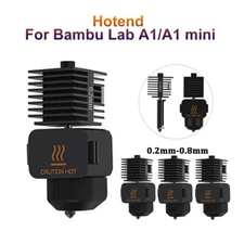 0.2-0.8mm Hotend for Bambu Lab A1 Mini 3D Printer Nozzles Hot End Assembly Kit