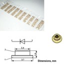 2 Stück Tunneldiode Germanium Verstärker 3-15GHz 1i103B UdSSR NOS