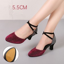 Womens Ladies Low Heel Party Sandals Strappy Wedding Bridesmaid Shoes Size New