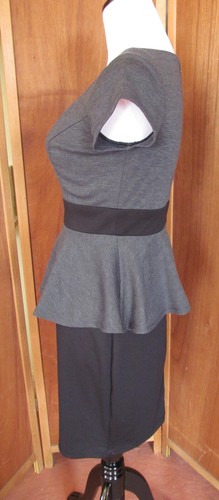 Vintage B-Wear BOHO Chic Gypsy Boardwalk Peplum Cocktails/Party/Office Dress S9 - Picture 4 of 7