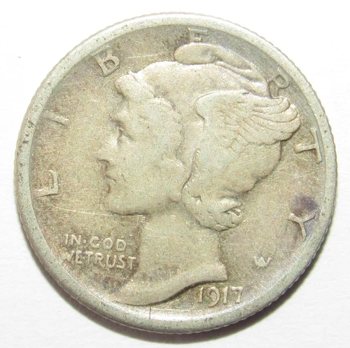 1917 S Mercury Dime XF (O121)