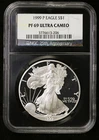 Photo of a 1999-P American Silver Eagle Proof from an eBay listing that sold on Jan 15, 2026