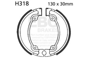 Fit Honda Cmx 250 Cv Cw Cx Rebel Gr 97 00 Ebc Plain Shoe Rear Left Ebay