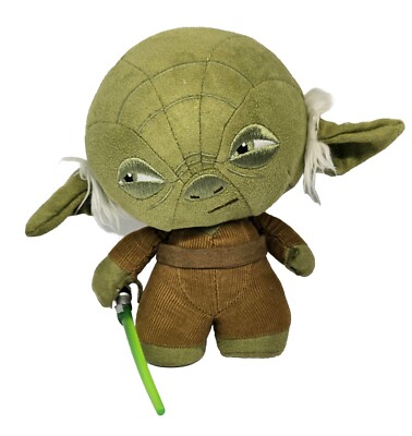 Funko 6'' Yoda With Light Saber Plush 2014 Lucas Films (No Coat)