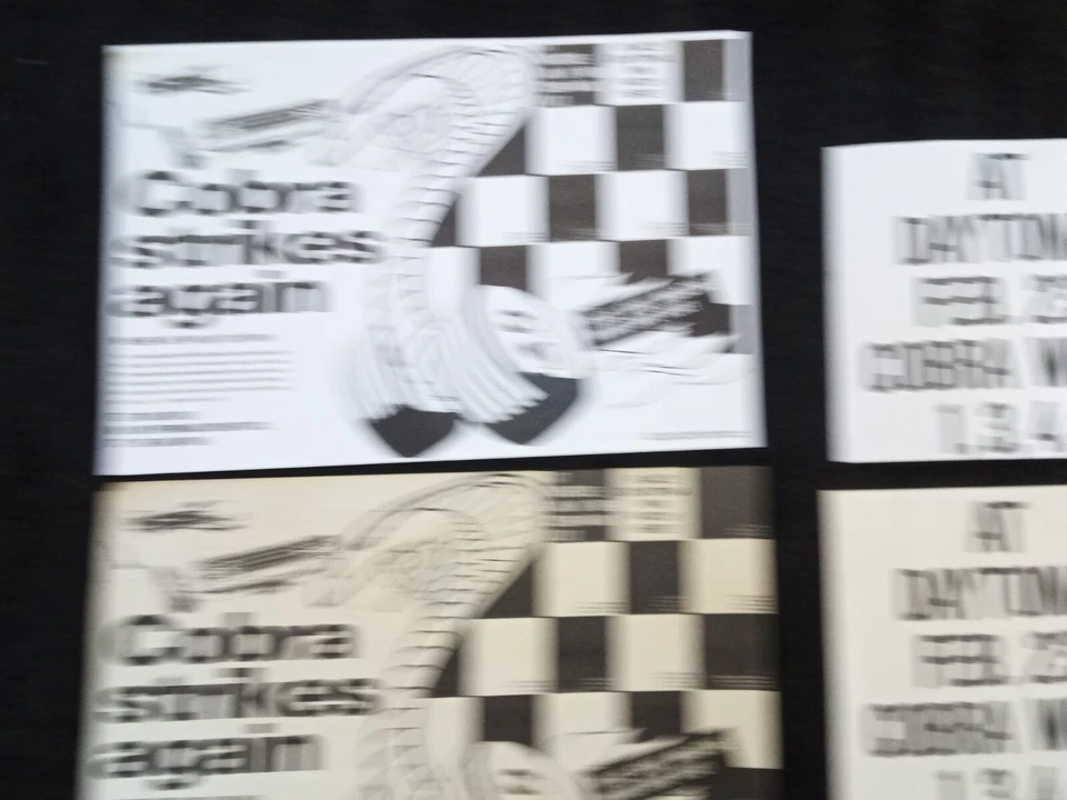 Cobra Strikes Again! Ford Torino Cobra wins Daytona 500 ad 1969 with Decal REPO - Image 4 of 4