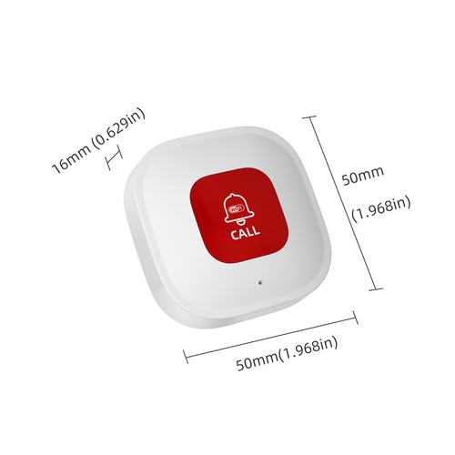 Tuya WiFi Smart SOS Call Button Wireless Caregiver Pager Elderly Emergency Alarm - Picture 8 of 8