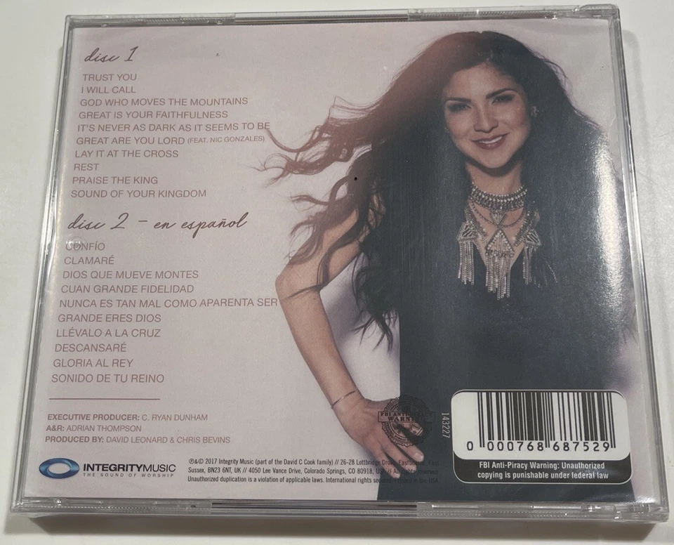 SEALED Jaci Velasquez “Trust/Confio” 2017 2 CD Set w/20 English & Spanish Songs! - Image 4 of 4