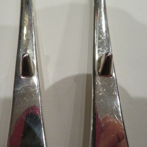 Vintage Gerity G48 Silver Plate 2pc 9" Serving Spoon and Fork - Picture 8 of 12