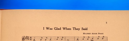 Songs We Sing from Three to Six Mattie Leatherwood 1944 4th Printing Hardcover - Picture 14 of 14