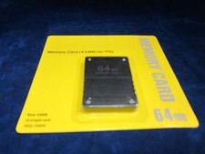 Old Skool Playstation 2 PS2 64MB Memory Card  BRAND NEW  