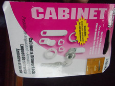 New in Sealed Package Defender Security U9941KA Cabinet Drawer Lock / 2 Keys