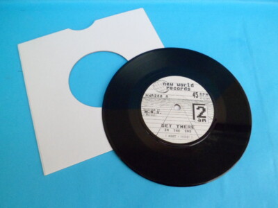 2AM Get There In The End New World Records NWR 200 7'' Synth single RARE COPY .
