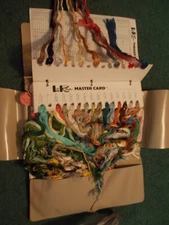 DMC Multicolor Embroidery Floss Thread Large LOT (Approx 125+) and Storage Case