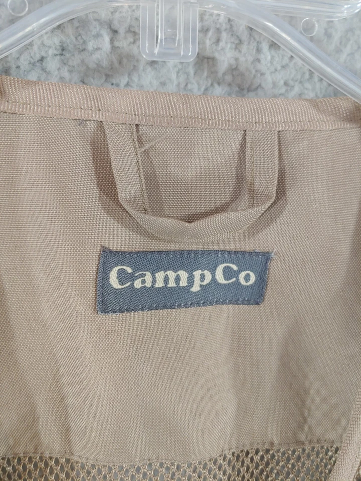 Campco Vest Size Large Mens Safari Hunting outdoor Cargo Fishing Camping utility - Image 3 of 4