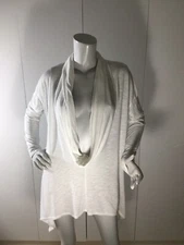 Michael Stars Women’s Long Sleeve Oversized Tunic T-Shirt OS