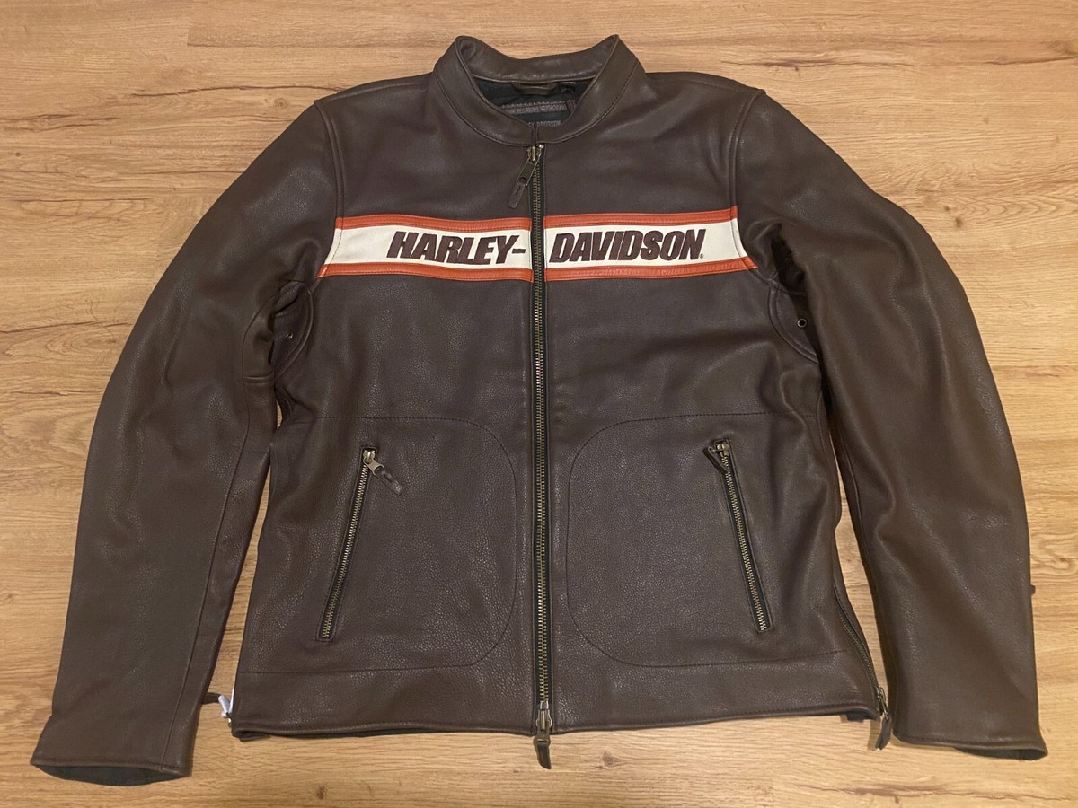 Davidson Leather Victory Leather Motorcycle Jacket Harley-Davidson