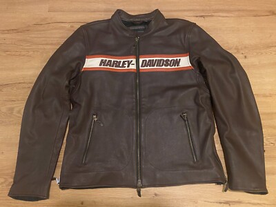Harley Davidson Motorcycle Men Victory Lane II Leather Jacket