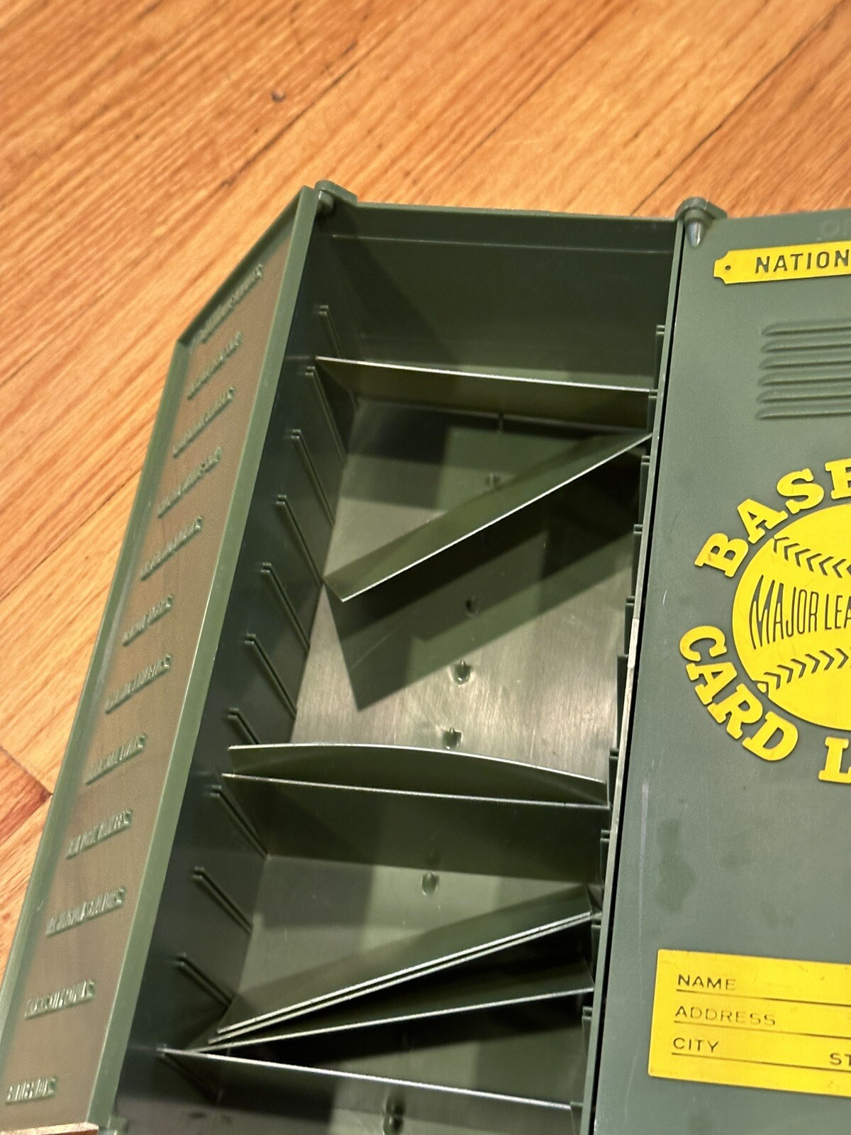 (2) Vintage Baseball Card Locker Highly Collectible Red And Green eBay