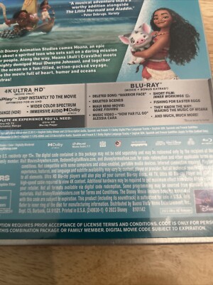 MOANA STEELBOOK BEST BUY DISNEY 100 YEARS OOP 4k (Blu Ray+Digital