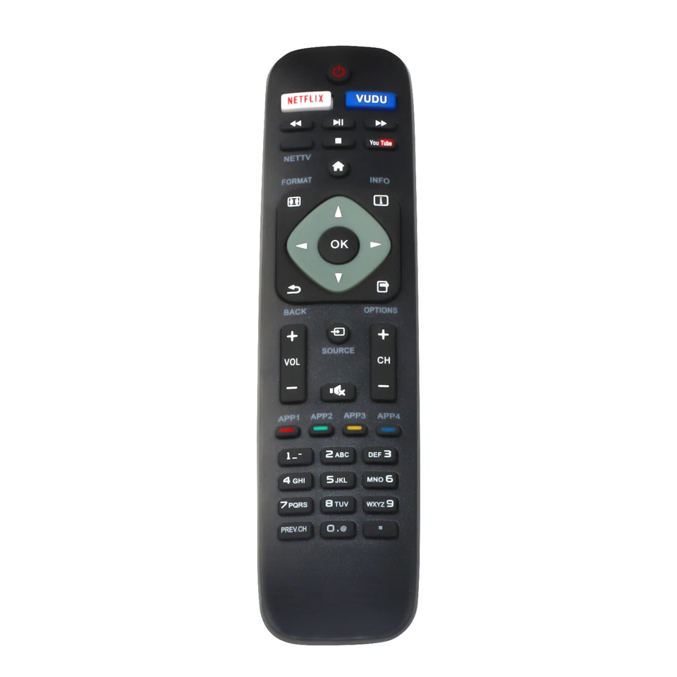TV Remote Control NH500UP For ALL PHILIPS LCD LED Smart TV Netflix Vudu Youtube - Image 2 of 4