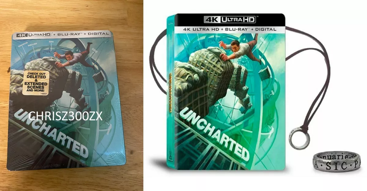  Uncharted (Limited Edition Steelbook) [4K UHD + Blu