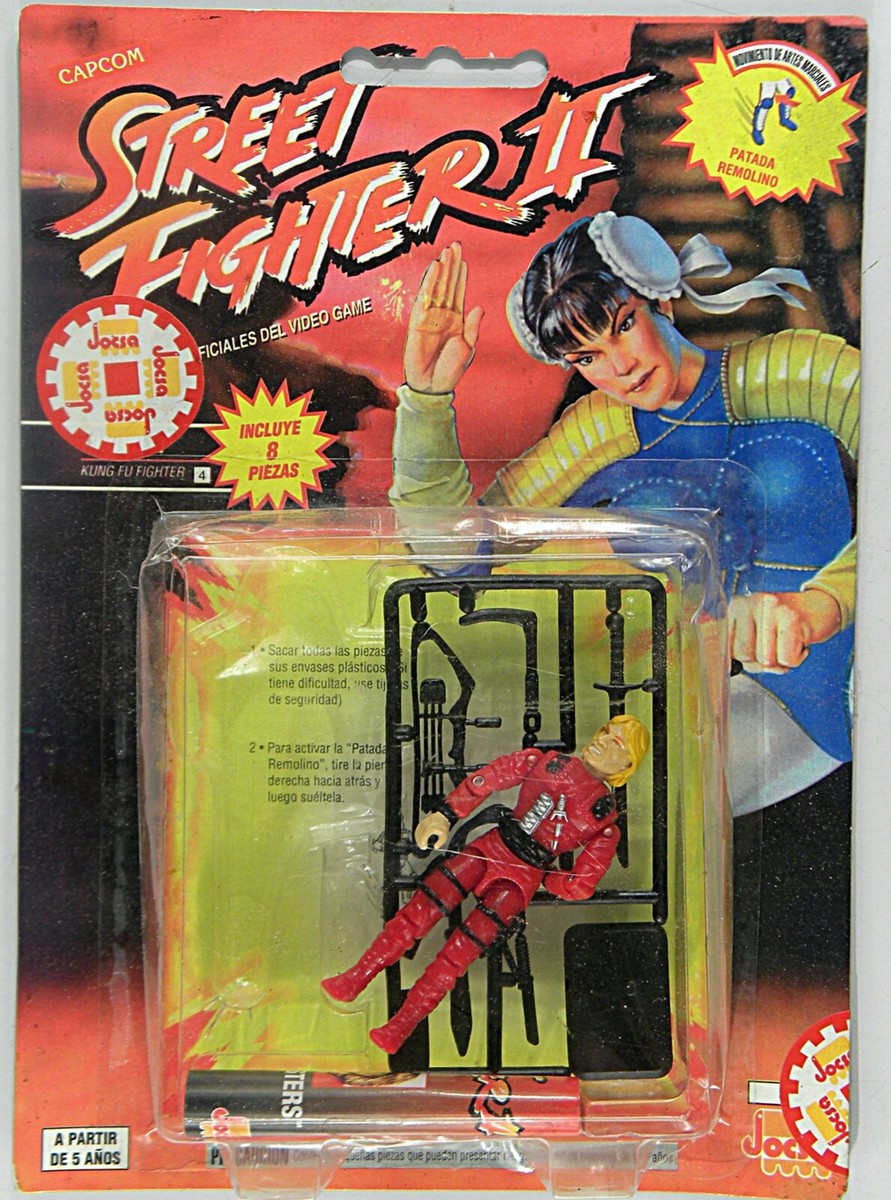 1994 CAPCOM Hasbro JOCSA Made in Argentina Ken Masters Street