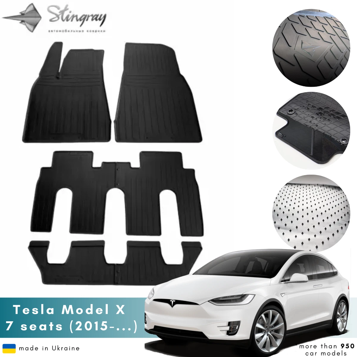 Best tesla model x floor mats deals