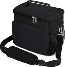 Insulated Lunch Bag with Adjustable Shoulder Strap for Work Camping Leakproof