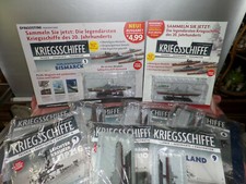 Kriegsschiffe Sammlung 1 - 70 zum Aussuchen DeAgostini 1:1250 OVP eingeschweißt
