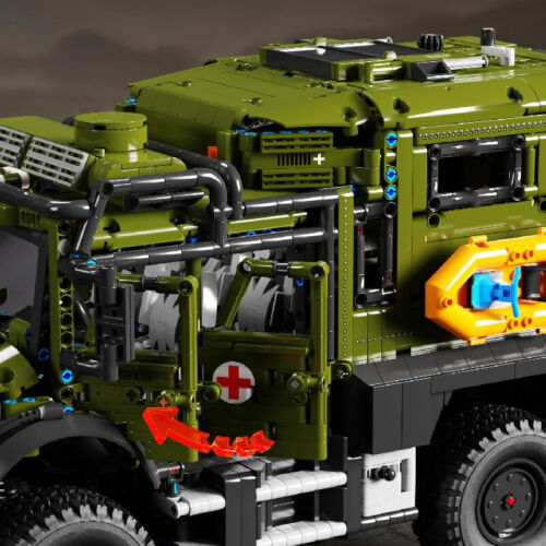 3850PCS Off Road Krankenwagen Bausteine Fahrzeug Auto Modell Technologie Ziegel - Bild 2 von 6