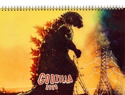 2026 Wall Calendar (12pg) GODZILLA Vintage Music Photo Posters