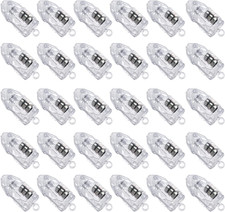 30 Pcs White LED Mini Party Light for Paper Lantern, Balloons, Weddings and Fest